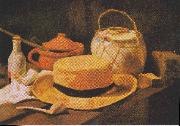 Still Life with Straw Hat, Vincent Van Gogh